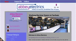 Desktop Screenshot of abbeyelectrics.net